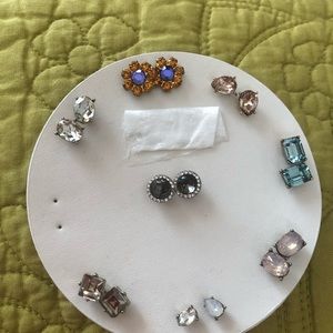 8 pairs post earrings